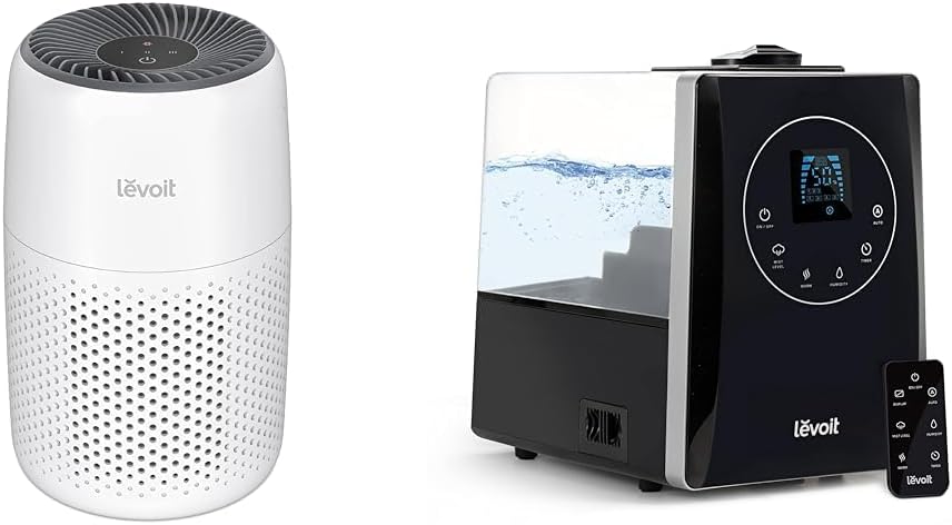 Air Purifier and Ultrasonic Humidifier Bundle with 3-in-1 Filter P89462