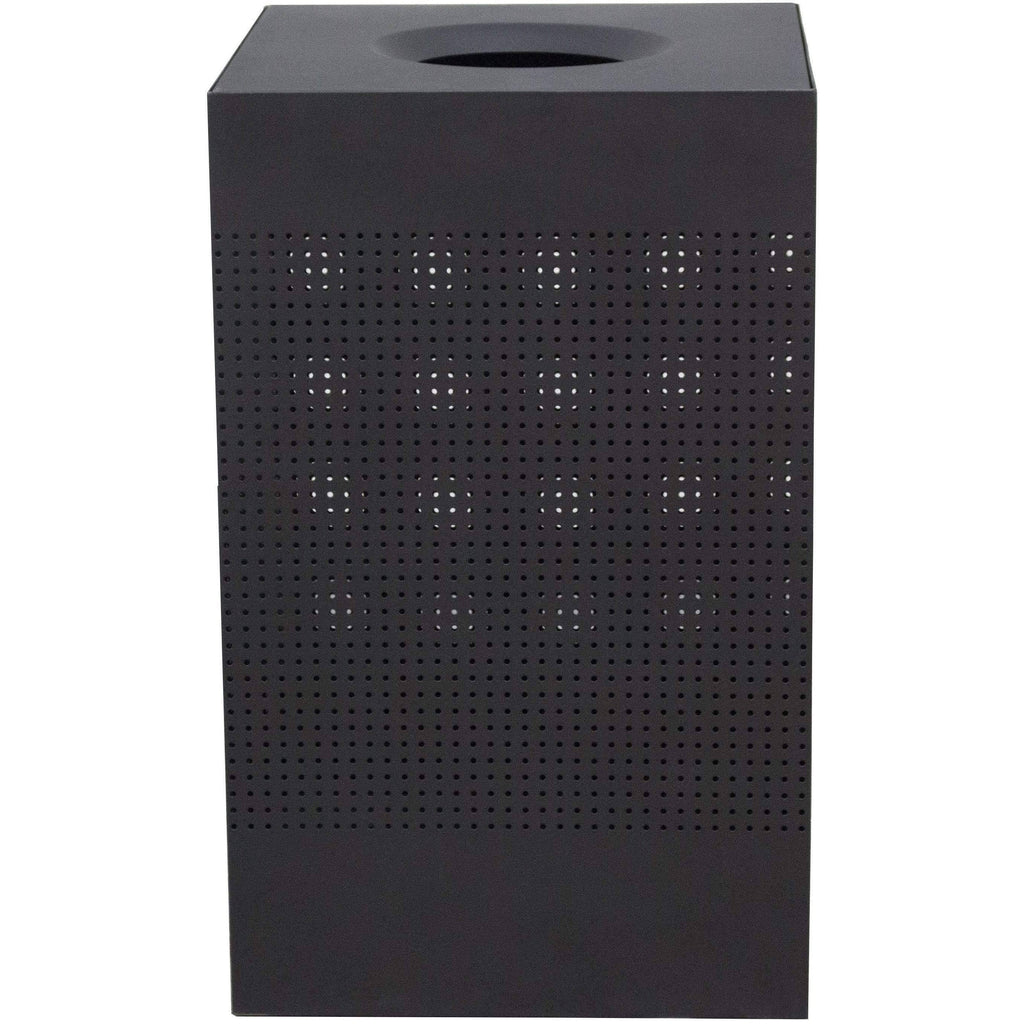 Black 40 Gallon Manual Lift Trash Can Z206773