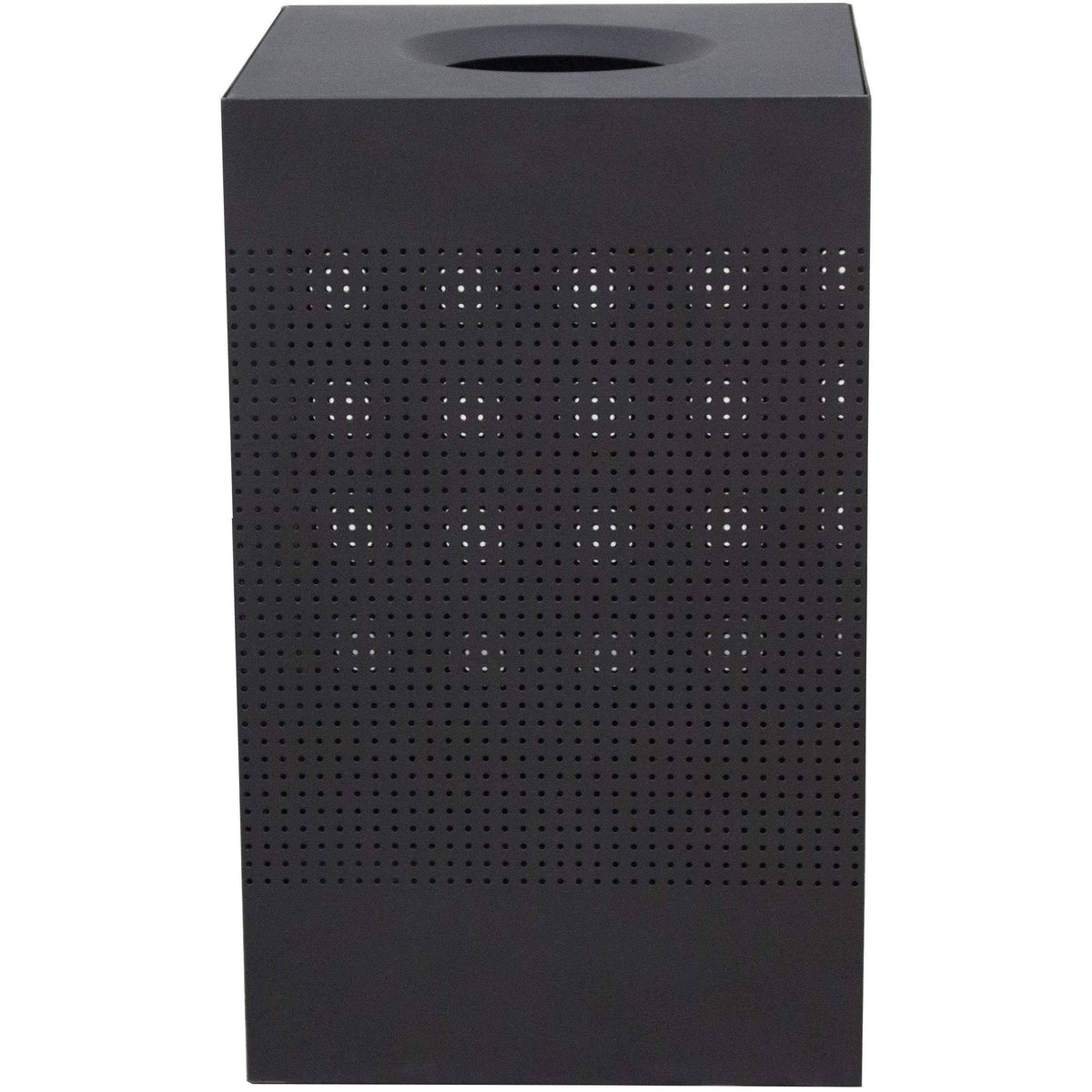 Black 40 Gallon Manual Lift Trash Can Z206773