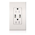 15A USB Receptacle Taupe R873333