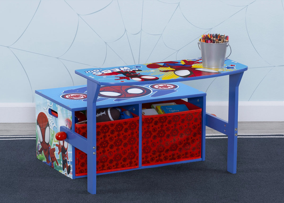 Blue/Red 2-in-1 Activity Bench and Desk O1424