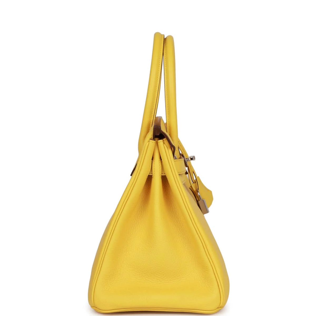 Birkin 30 Jaune de Naples Taurillon Novillo Palladium Hardware L855
