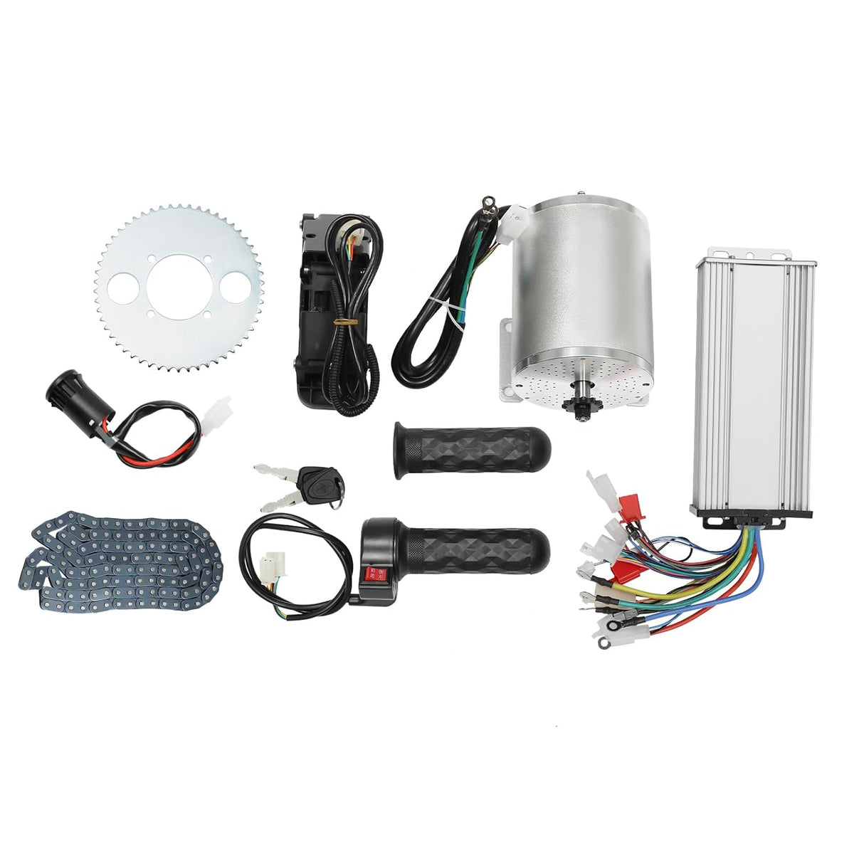 48-72V 3000W Brushless Motor Kit with Controller & Throttle T814109