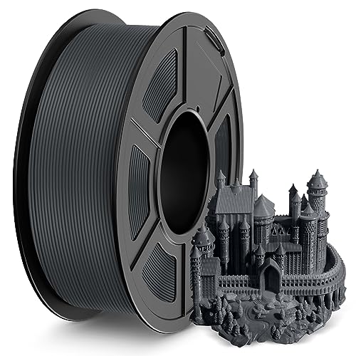 Black PLA 3D Printer Filament 1.75mm 1KG G131