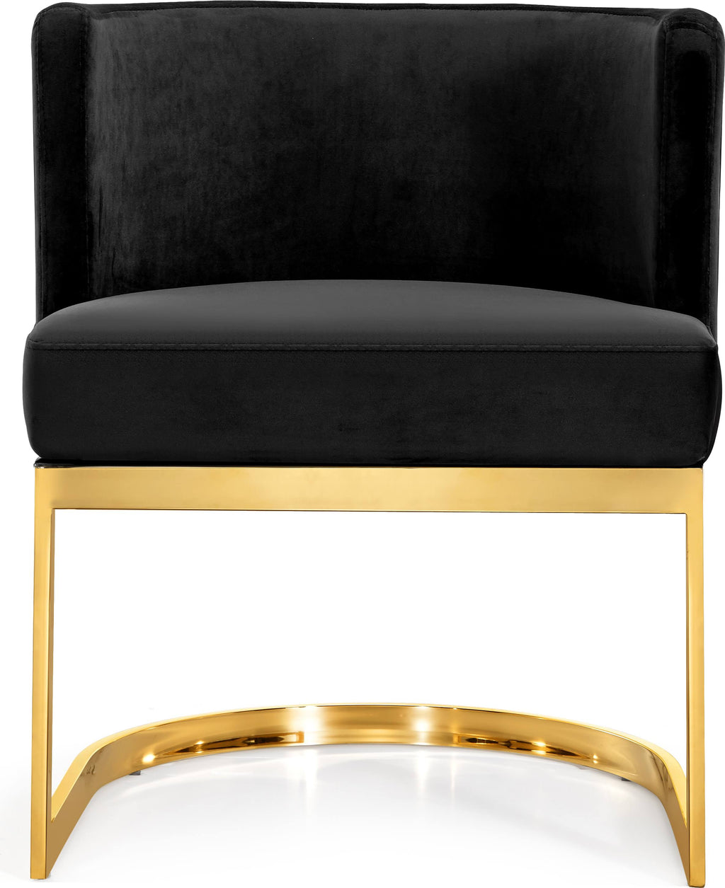 Black Velvet Dining Chair Y58533