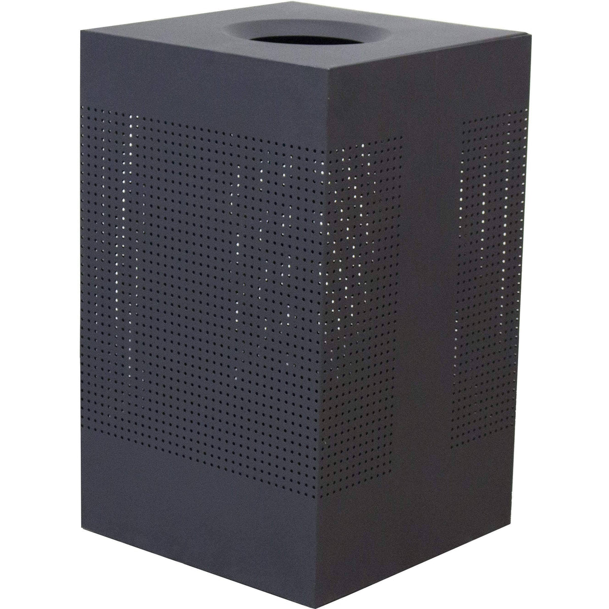 Black 40 Gallon Manual Lift Trash Can Z206773