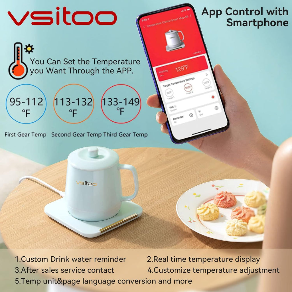 App Temperature Control Smart Mug, 12oz R469915