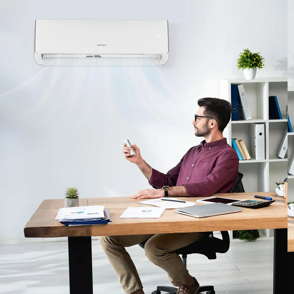 16500BTU Wifi Enabled Mini Split Air Conditioner & Heater Z670