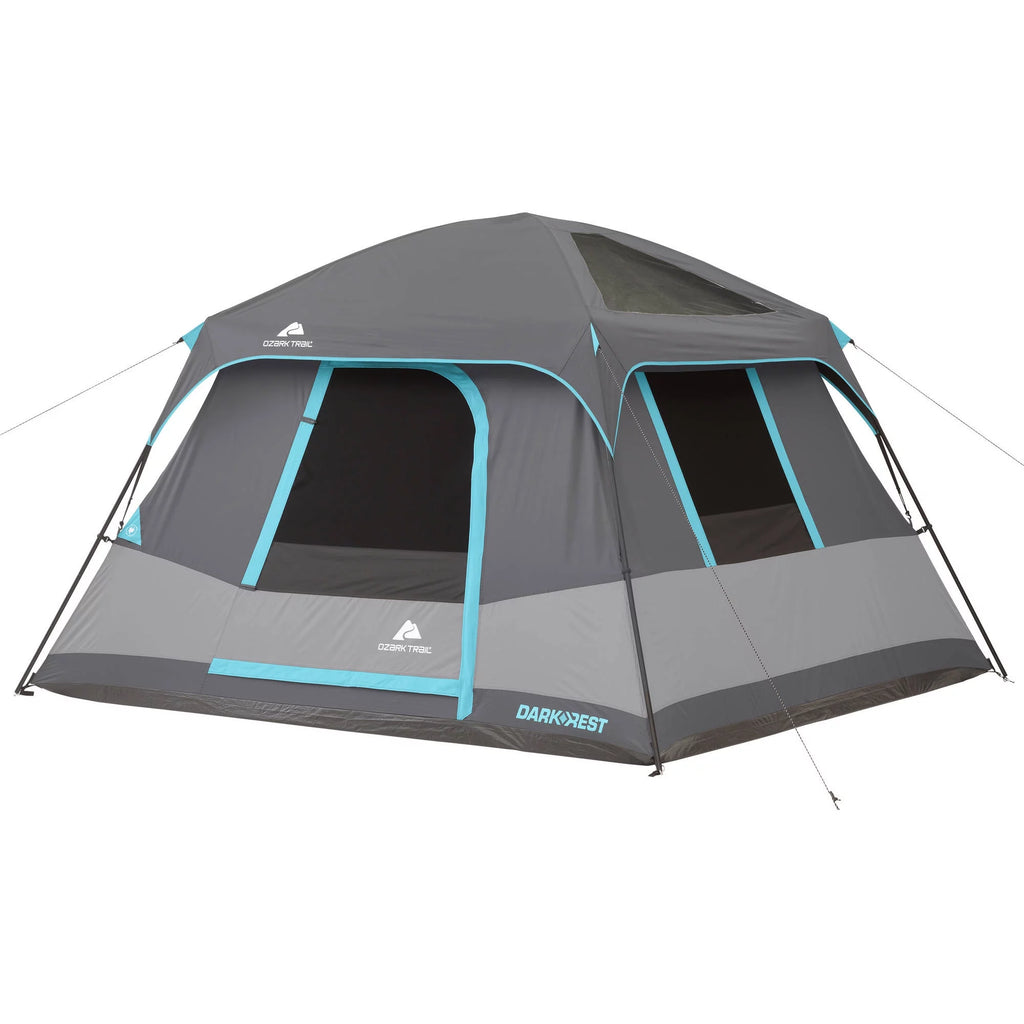 6-Person Cabin Tent with Skylight Ceiling Panels Q274354