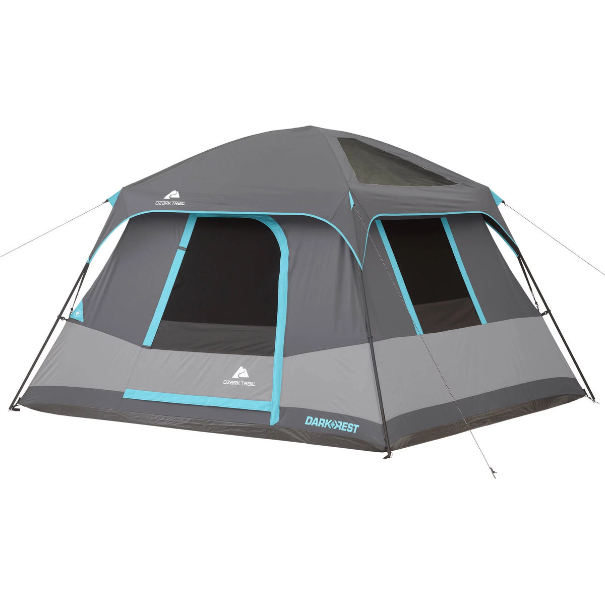 6-Person Cabin Tent with Skylight Ceiling Panels Q274354