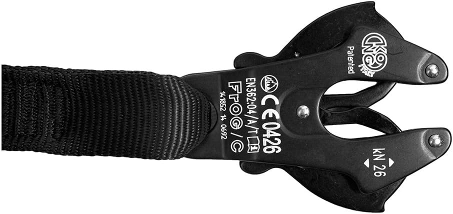 Black 23kN Retention Lanyard with Snap Hook R193