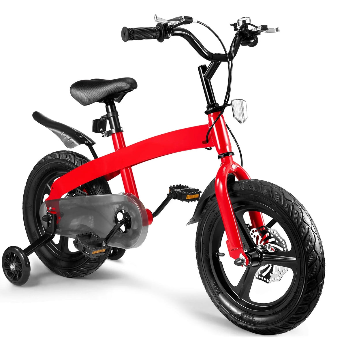 16 inch Boys Bike with Training Wheels and Disc Brake F320139