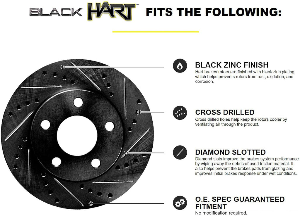 Black Hart Full Kit Brake Rotors M940