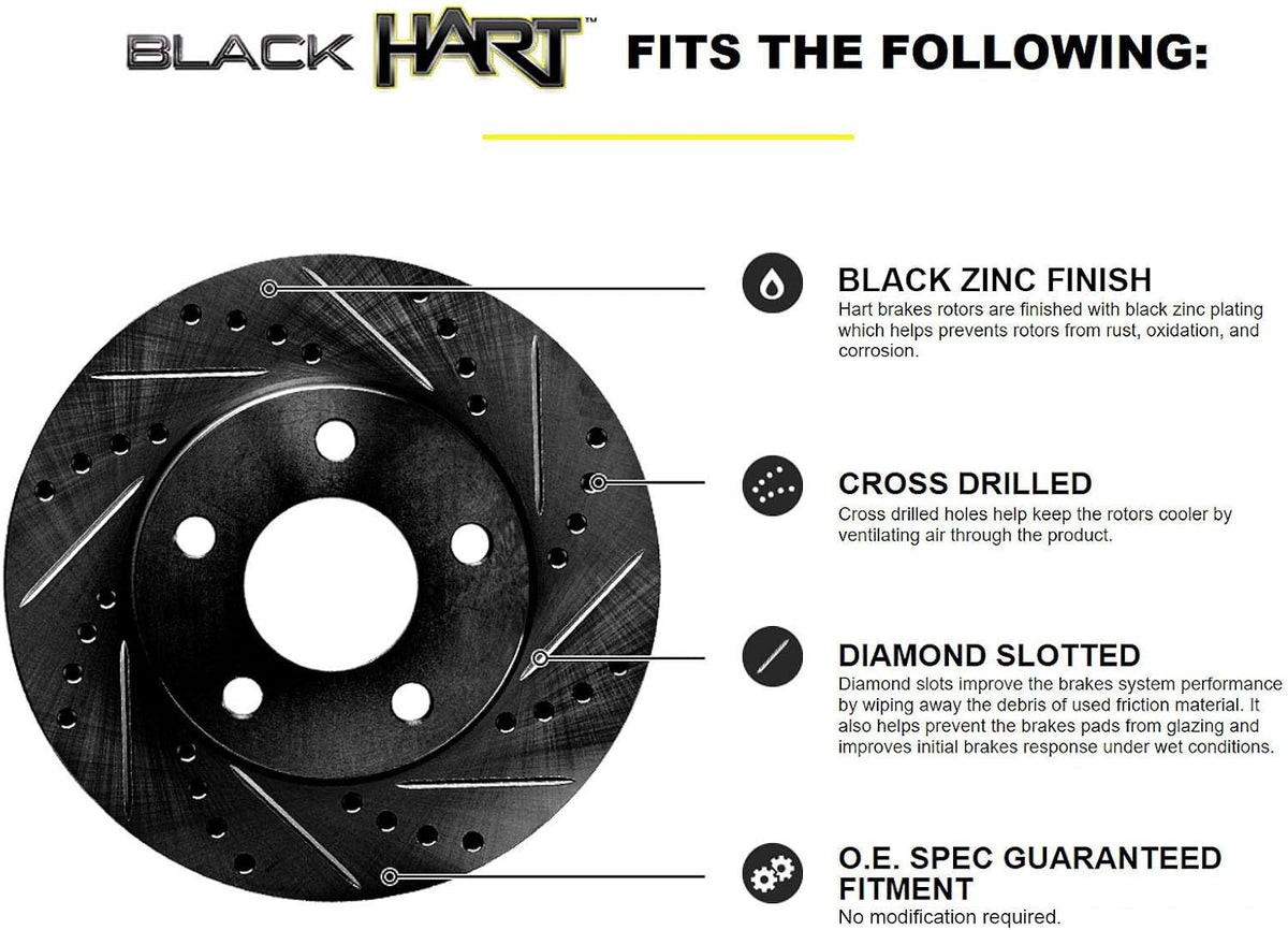 Black Hart Full Kit Brake Rotors M940