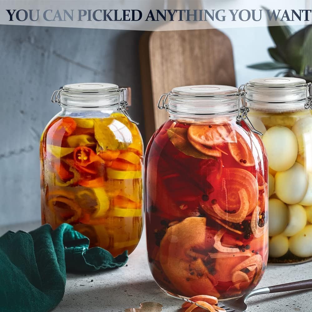 1 Gallon Glass Jar with Airtight Lid I220