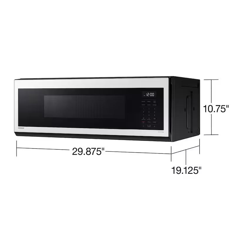 1.1 cu. ft. Smart SLIM OTR Microwave with 400 CFM Ventilation H7053