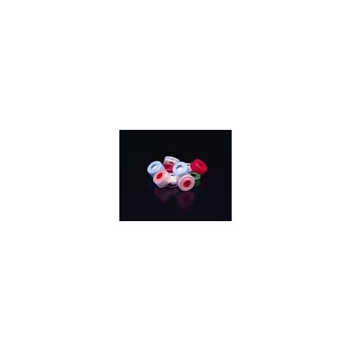 13mm Clear PTFE/Butyl Rubber Lined Snap Cap, Case of 1000 H1210
