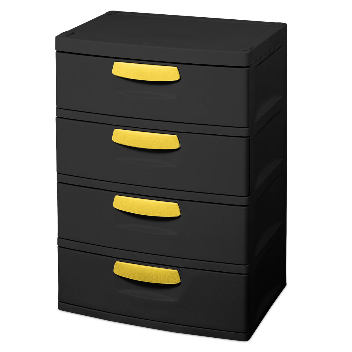 4 Drawer Unit Black Z282