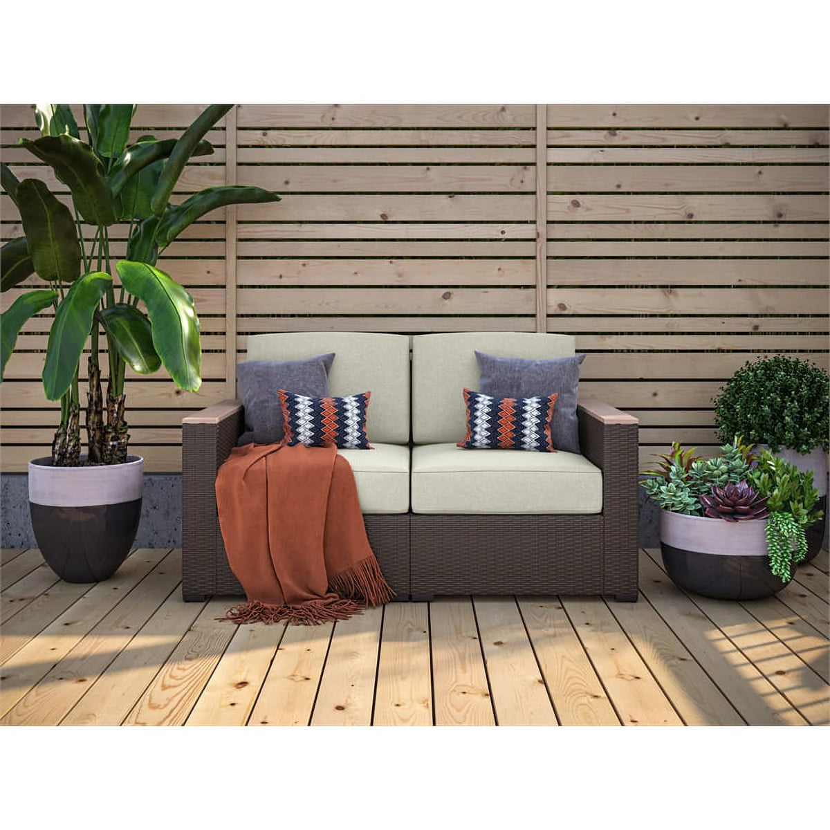 4 Piece Loveseat and Ottoman Set T779