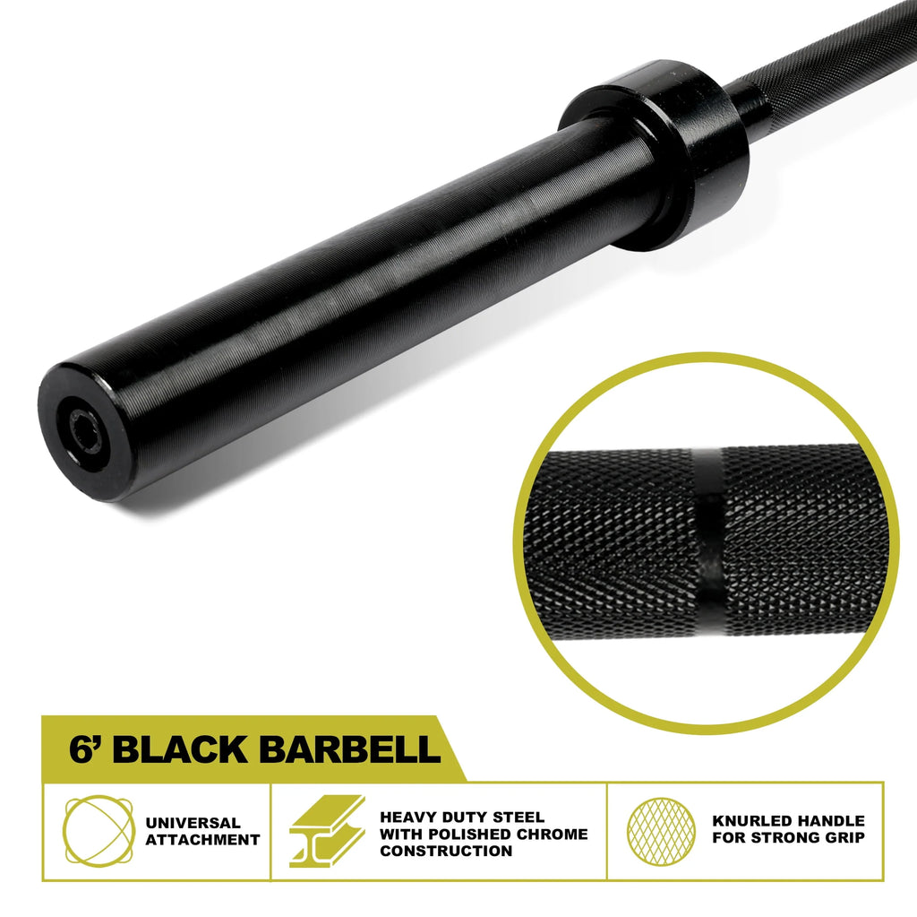 2-Inch Olympic Barbell Weight Bar 7ft 700-Pound Capacity V915888