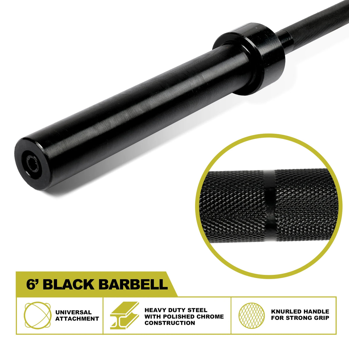 2-Inch Olympic Barbell Weight Bar 7ft 700-Pound Capacity V915888