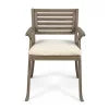 Acacia Wood Dining Chairs with Cushion, Set of 2 I25167
