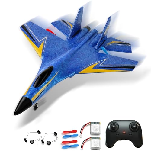 Blue 2 Channels Foam RC Glider Aircraft C364157