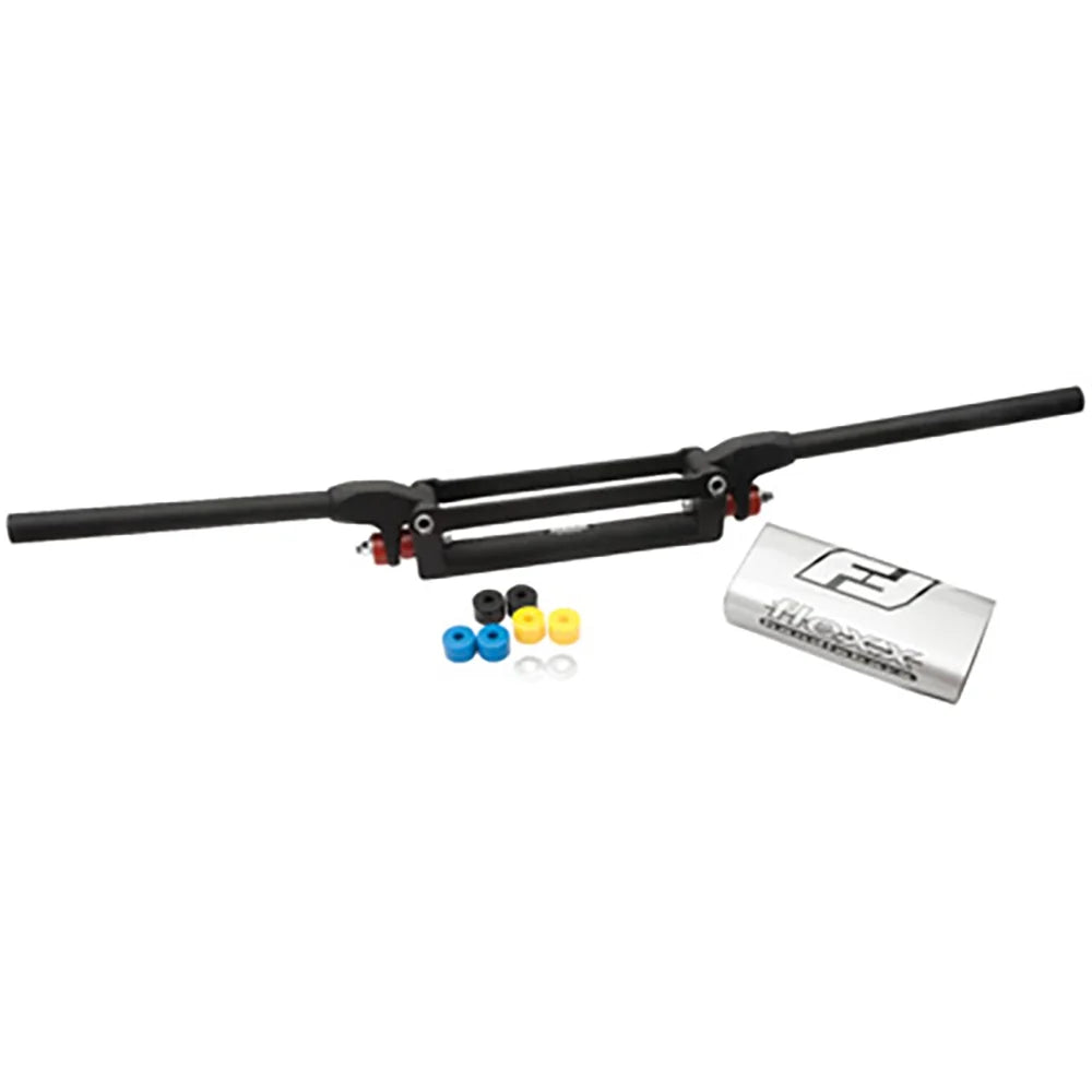 Black 1 1/8 Handlebar 10 Degree Enduro High Bend V16594