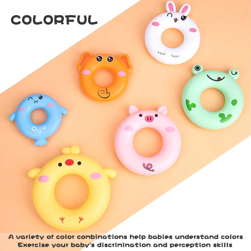 7 Pcs Soft Stacking Rings Toy Y7630