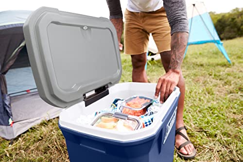 65-Quart Insulated Portable Rolling Cooler L43282