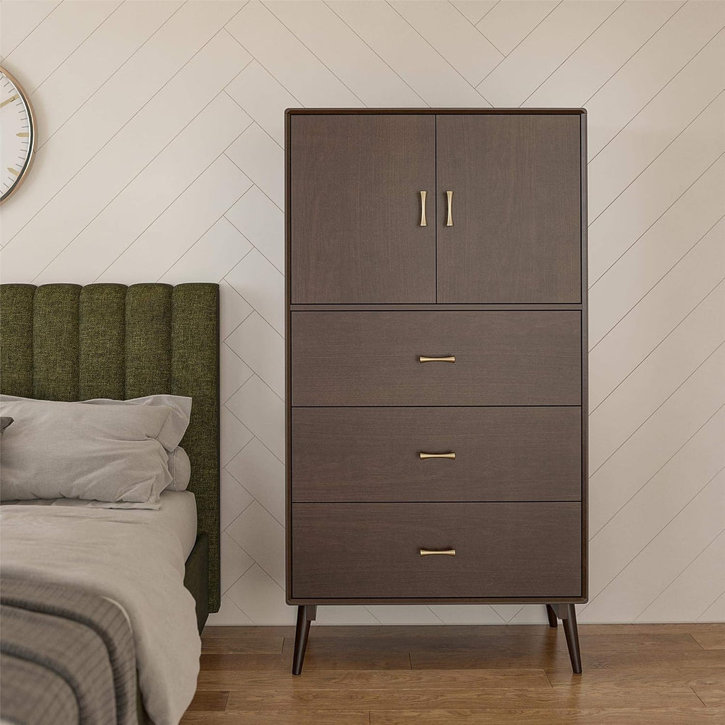 4 Shelf Walnut Bookcase G378786