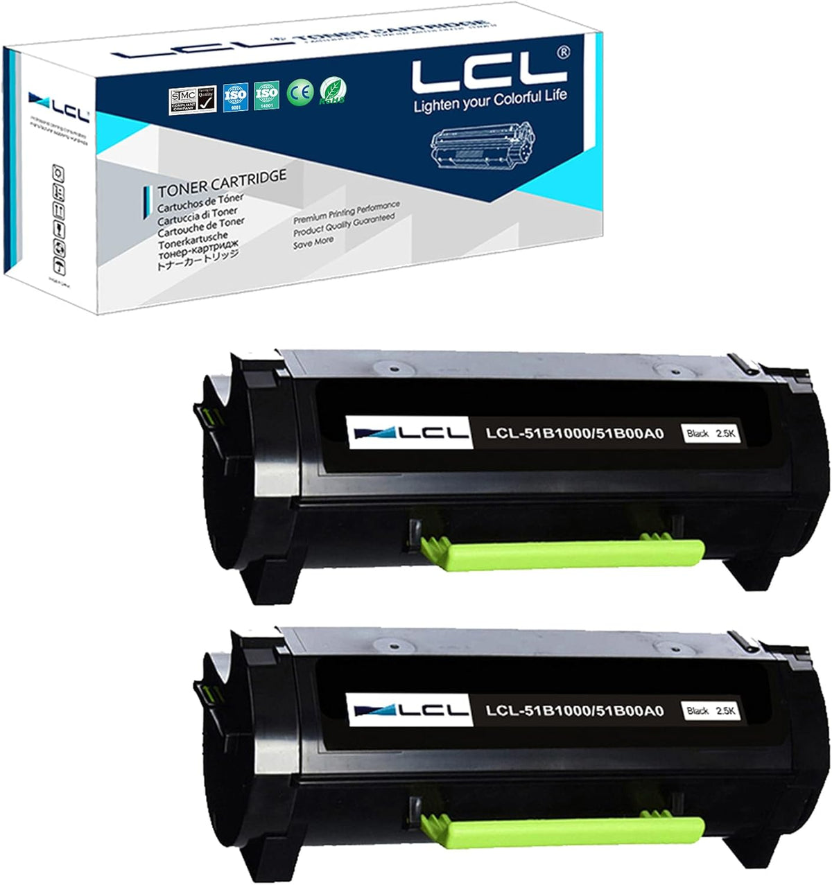 2-Pack Black Compatible Toner Cartridge P836991