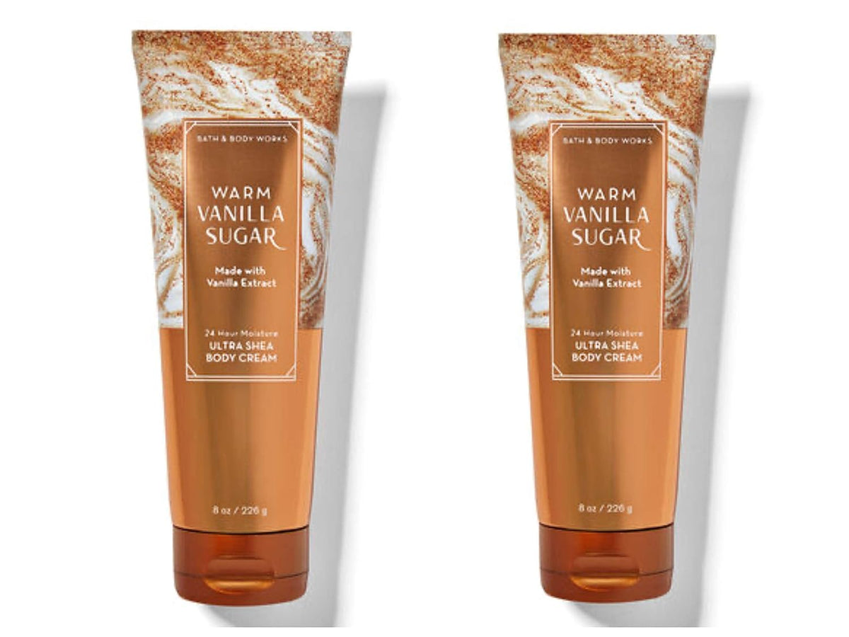 2 Pack Warm Vanilla Sugar Ultra Shea Body Cream 8 Oz. M1894