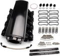 92mm Throttle Body Sheet Metal EFI Intake Manifold Black W626382