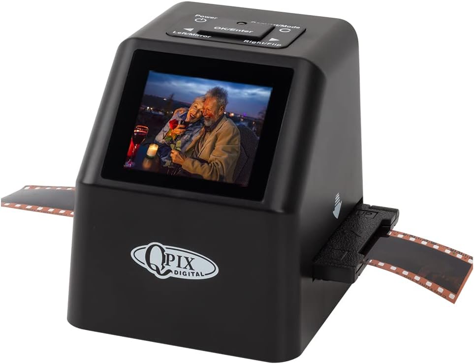 Black 16MP Film Scanner with 2.4 LCD Screen S264