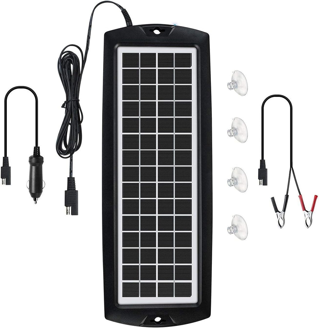 5W 12V Solar Car Battery Trickle Charger Maintainer L944