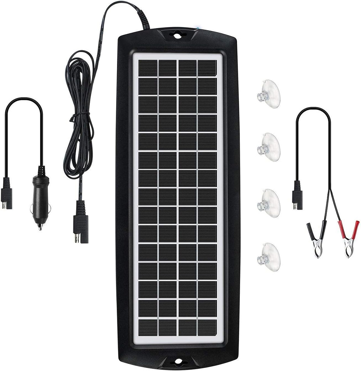 5W 12V Solar Car Battery Trickle Charger Maintainer L944