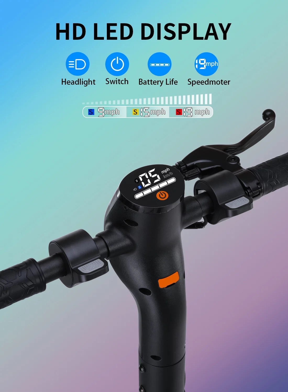 500W Motor 10 Honeycomb Tires Foldable Electric Scooter M2568