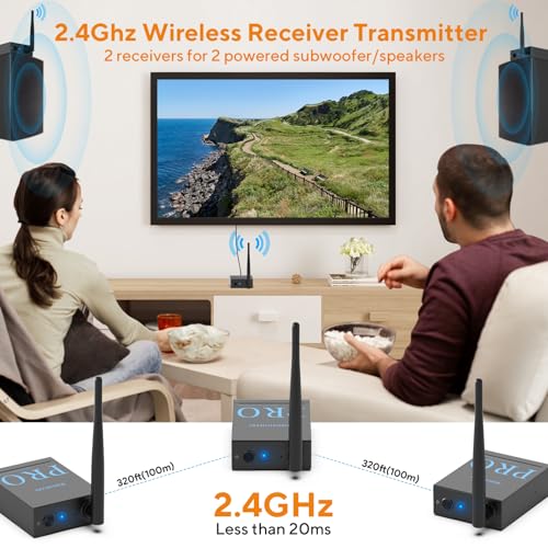 3-in-1 2.4Ghz Wireless Audio Transmitter Receiver Q987