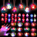 54 Pc Light Up Necklace Bracelet and Rings N7758