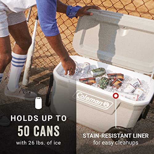 65-Quart Insulated Portable Rolling Cooler L43282