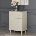 Beige Storage Cabinet with Drawer and Door K133716