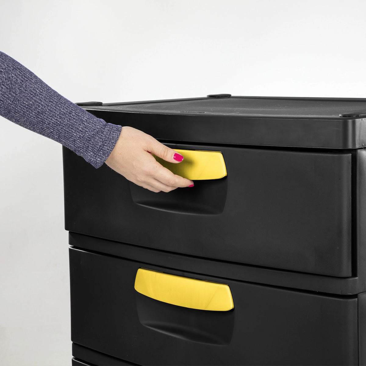 4 Drawer Unit Black Z282