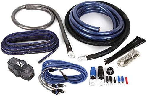 2-Channel 1/0 Gauge Amplifier Installation Kit with RCA Interconnect and 20 ft Speaker Cable Q683