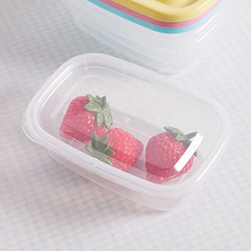 8pcs Plastic Food Storage Containers with Lids L1204