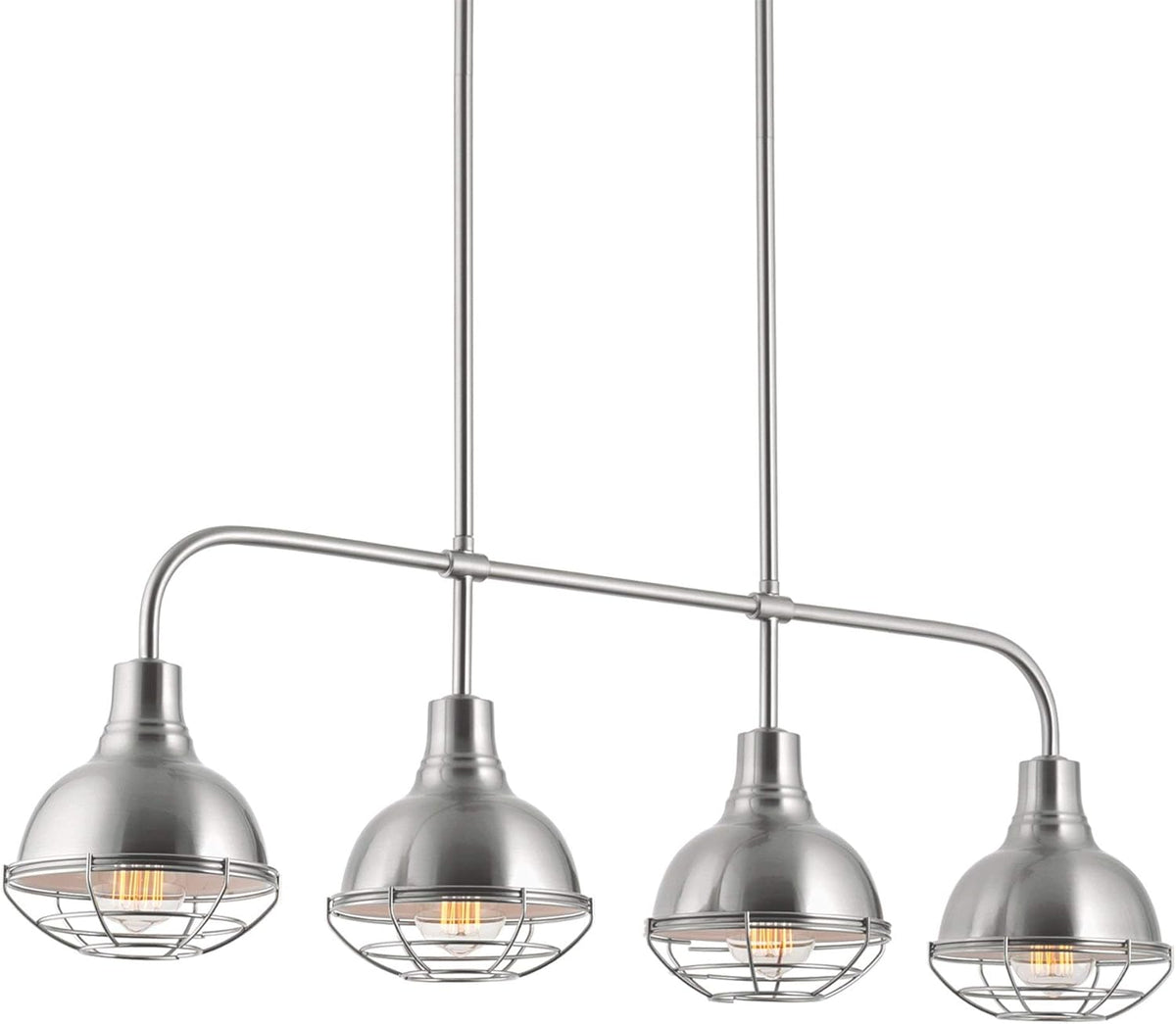 3-Light Brushed Nickel Vanity Light N8427