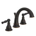 8 in. Widespread Double-Handle High-Arc Bathroom Faucet in Bronze B323