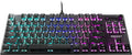 Black Tenkeyless Mechanical Gaming Keyboard with Detachable USB-C Cable E8727