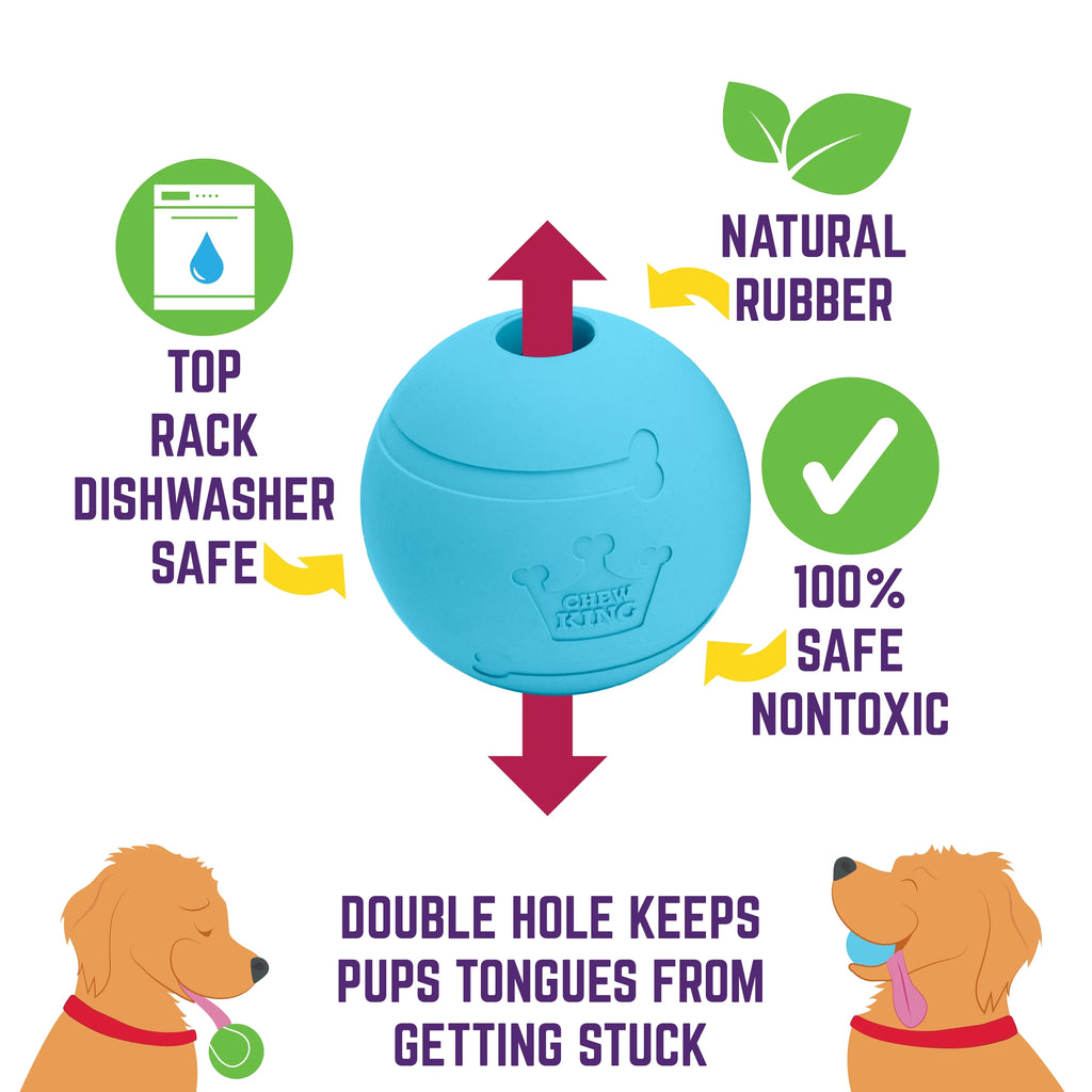 3 Pack Durable Natural Rubber Fetch Balls G84741