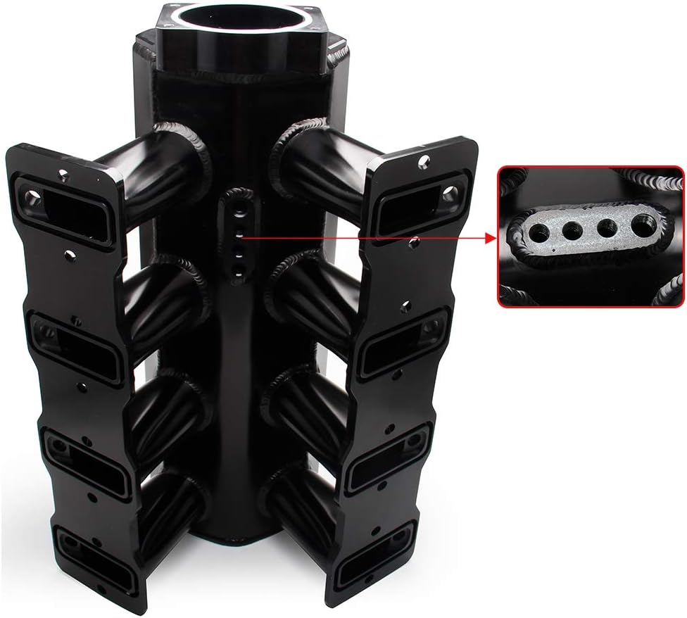 92mm Throttle Body Sheet Metal EFI Intake Manifold Black W626382